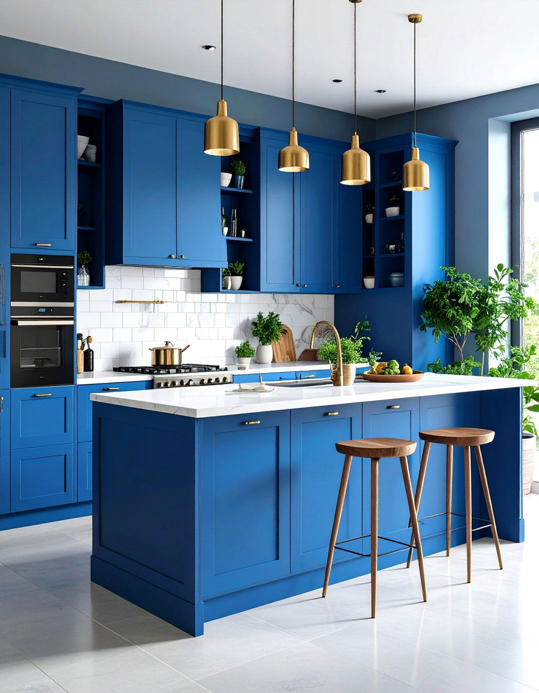 Ombre Gradient Cabinet Artistry - 24 Painting Kitchen Cabinet Ideas