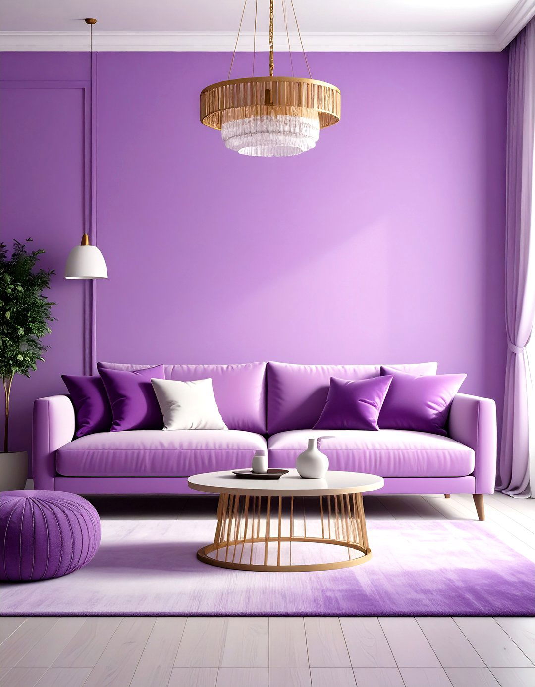 Ombre Living Room Wallpaper - 24 Living Room Wallpaper Ideas
