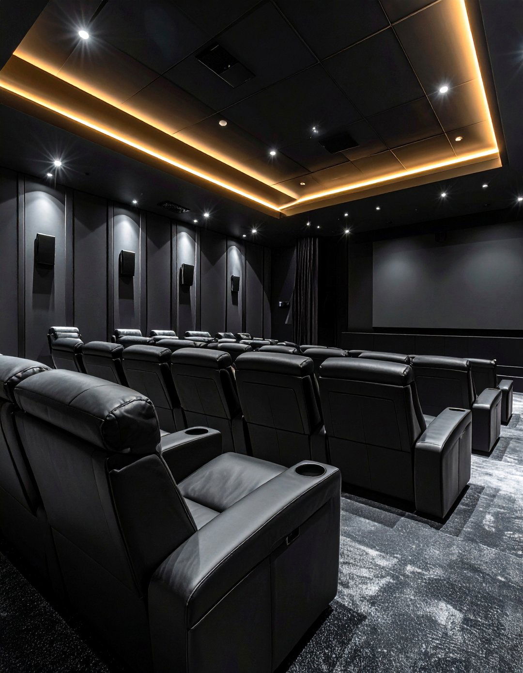 Onyx Black Premium Experience - 24 Home Theater Paint Colors