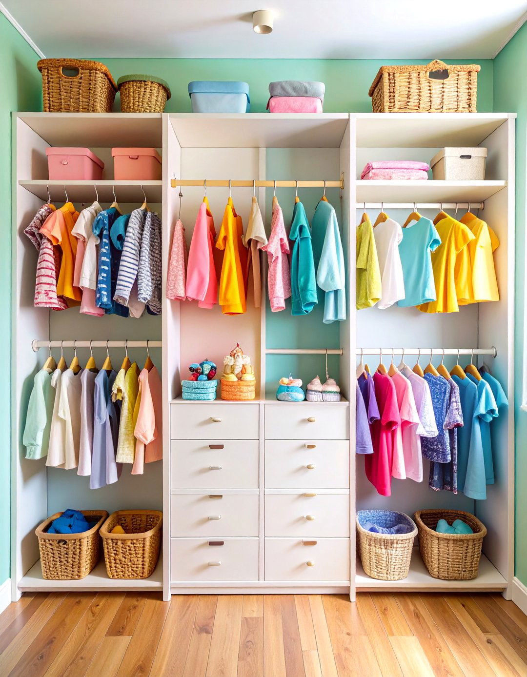Open Closet Display Concept - 24 Nursery Closet Ideas
