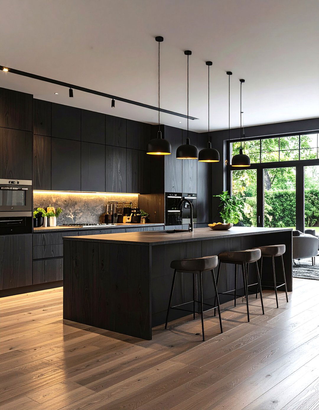 Open Concept Dark Wood Kitchens - 24 Dark Wood Kitchen Cabinets