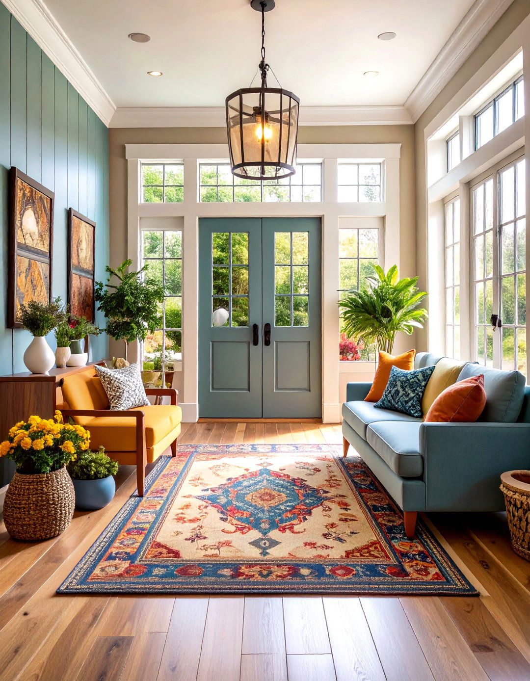 Open Concept Entryway with Defined Zones - 24 Entryway Ideas