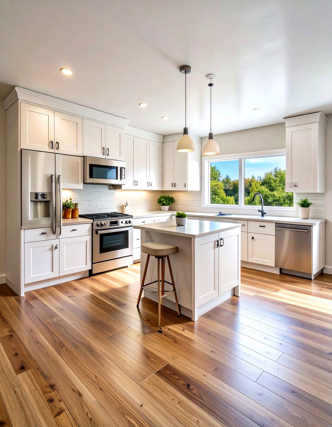 Open Concept Kitchen Layout - 24 Mobile Home Kitchen Ideas