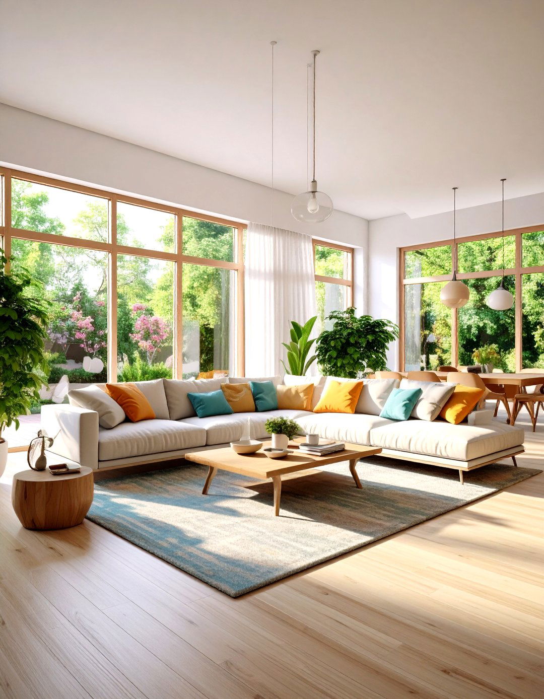 Open Concept Living Space - 24 Tiny House Design Ideas
