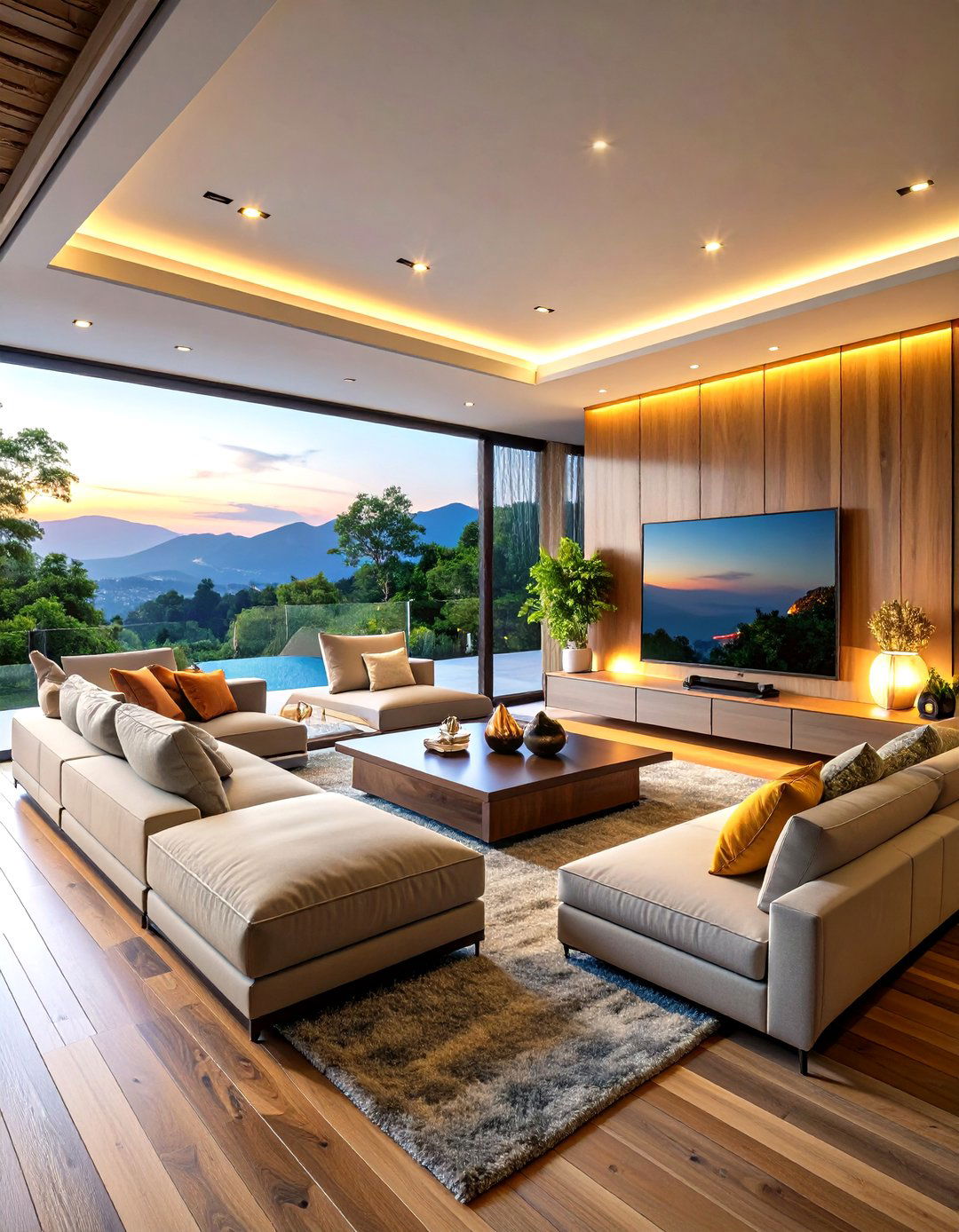 Open Concept Media Area - 24 Media Room Ideas