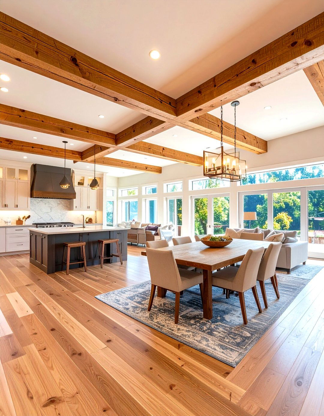 Open Concept Wooden Ceiling Designs - 24 Wooden Interior Design Ideas
