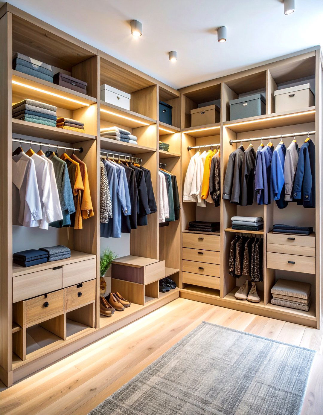 Open Cubby Shelving Units - 24 Closet Shelving Ideas