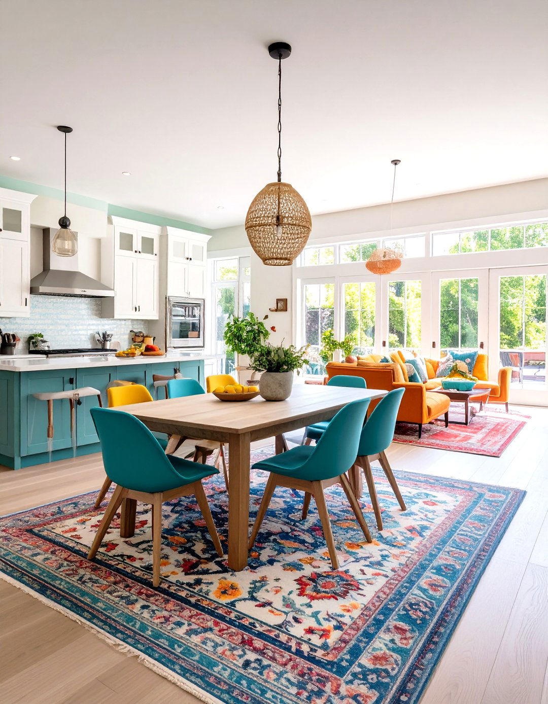 Open Floor Plan Design - 24 Transitional Interior Design Ideas