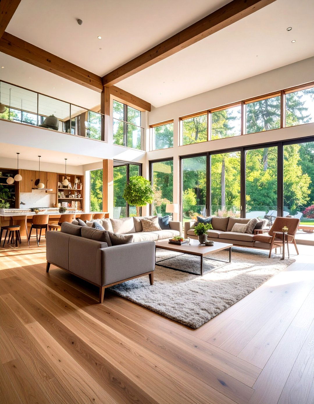 Open Floor Plan Layout Strategies - 24 Mid-Century Modern Living Room Ideas