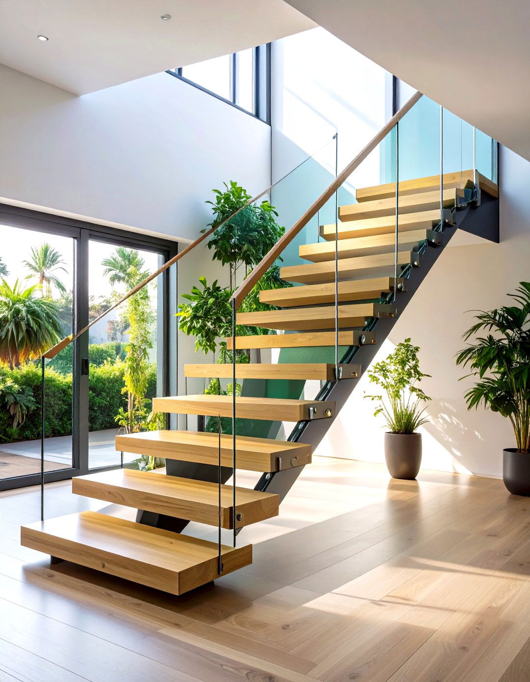 Open Riser Staircase Design - 24 Staircase Ideas