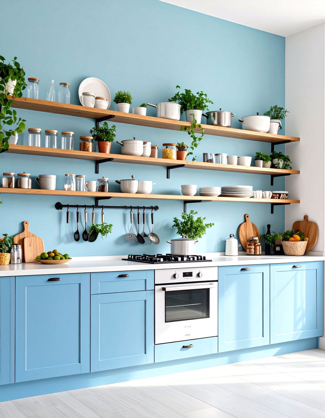 Open Shelf Displays - 24 Pots and Pans Storage Ideas