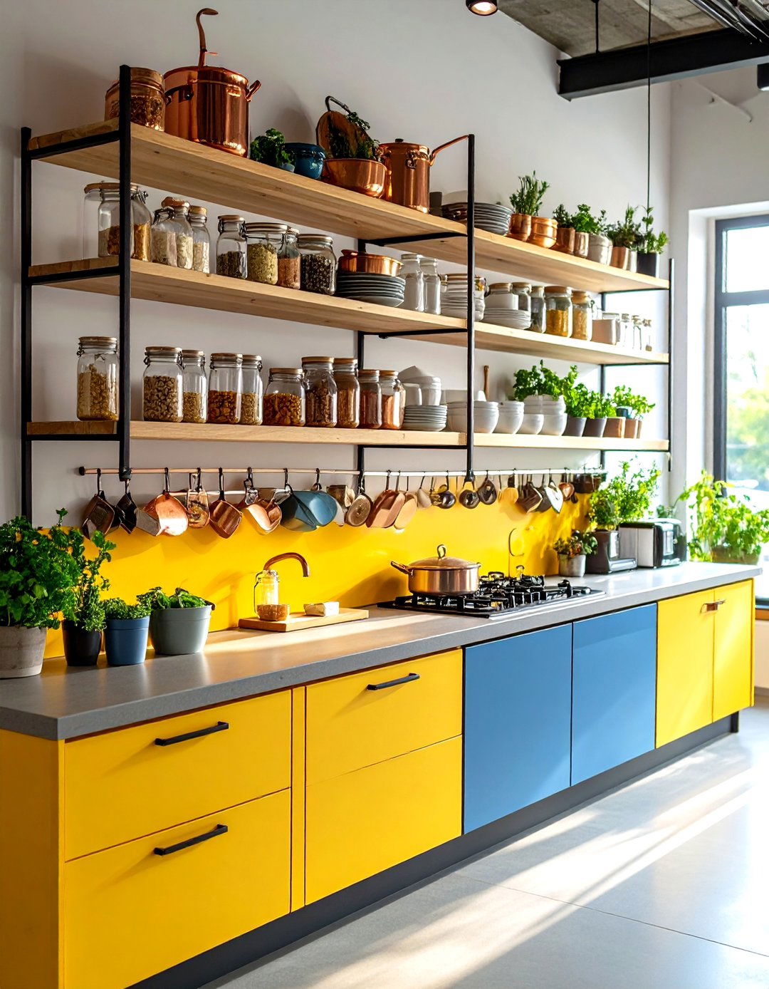 Open Shelving Display Design - 24 Dirty Kitchen Ideas