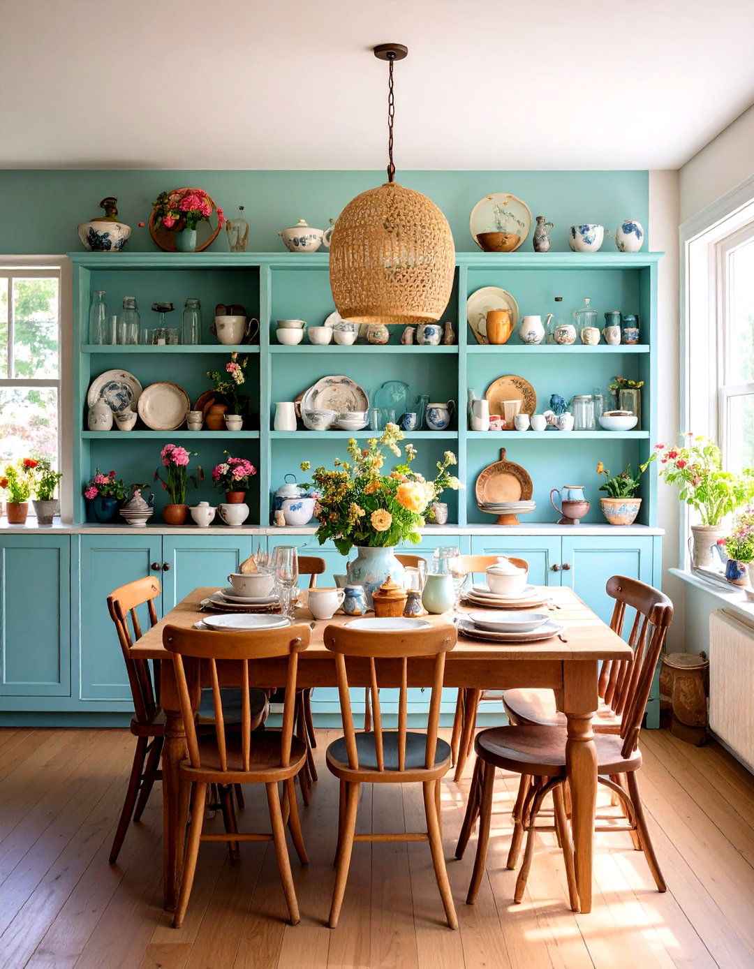 Open Shelving Display Systems - 24 cottage dining room ideas