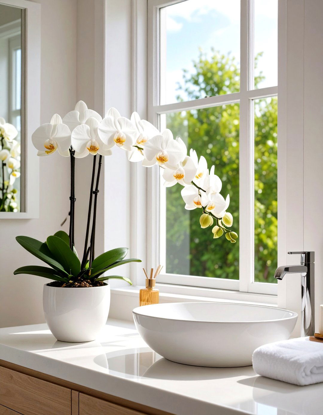 Orchid Exotic Blooms - 24 Best Plants for Bathroom