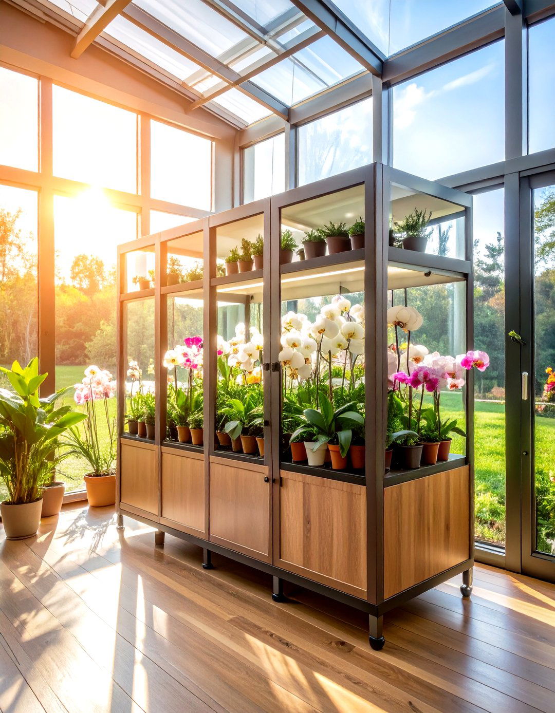 Orchid Specialty Growing Cabinet - 24 Indoor Greenhouse Ideas