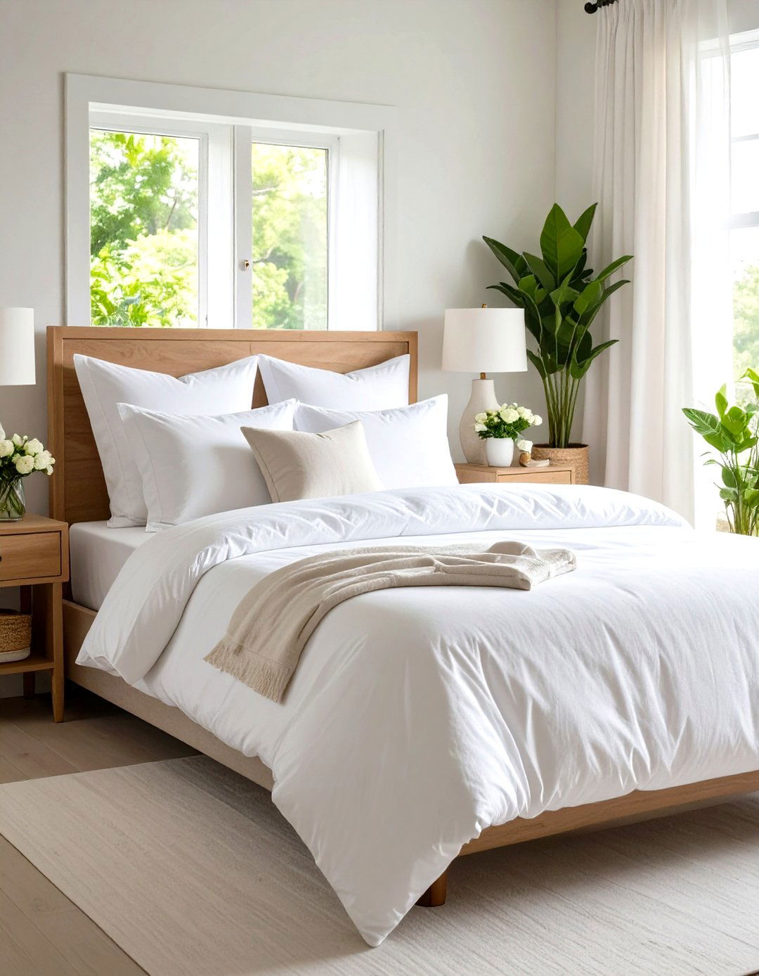Organic Cotton Bedding - 24 Scandinavian Bedroom Ideas