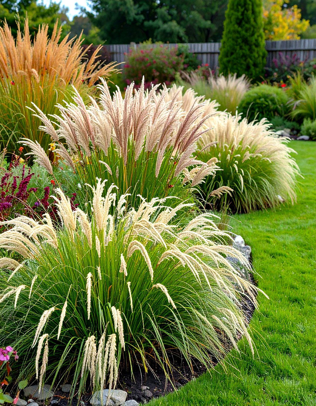 Ornamental Grass Gardens - 24 Garden Centerpiece Ideas
