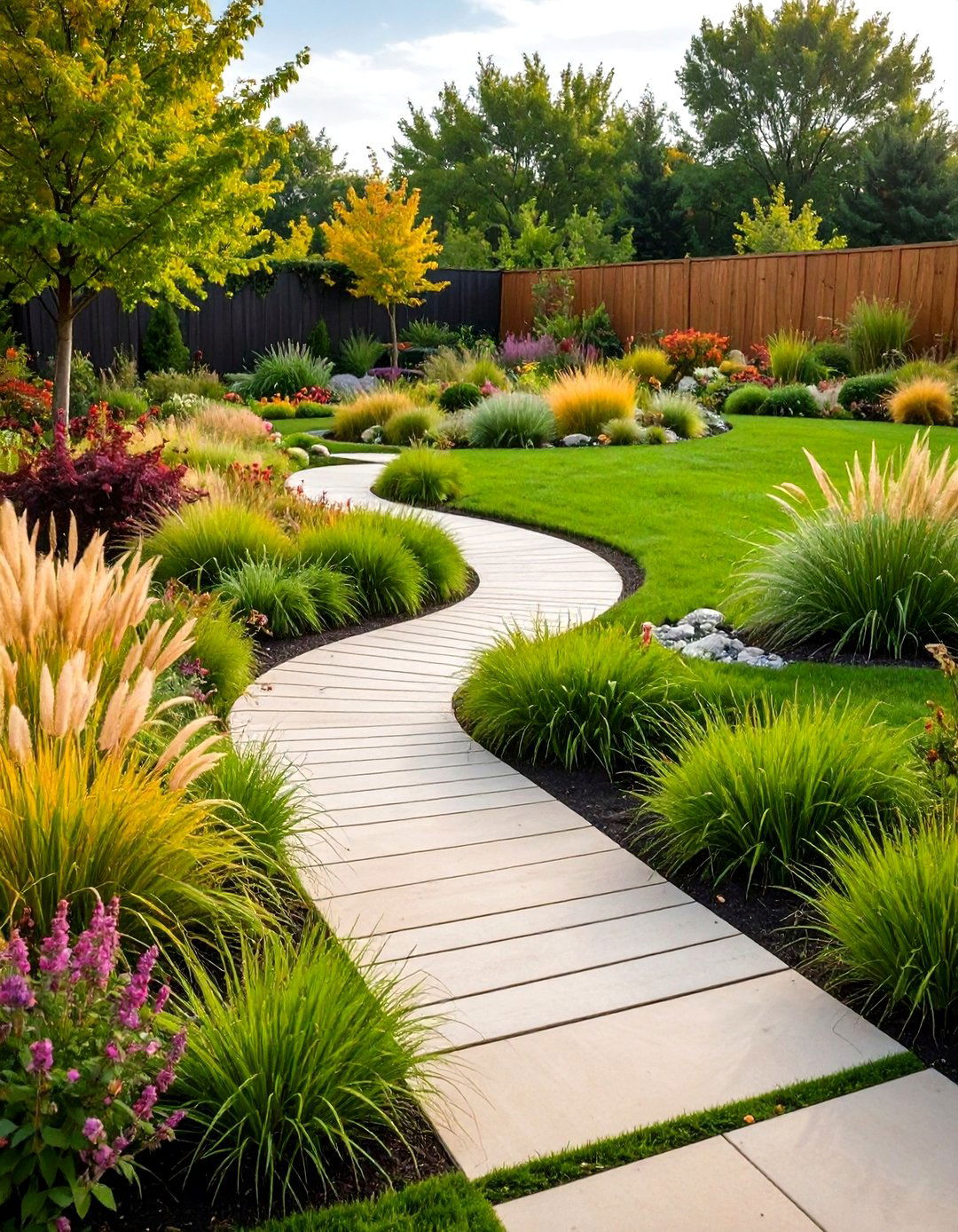 Ornamental Grass Prairie Parterre - 24 Parterre Garden Ideas