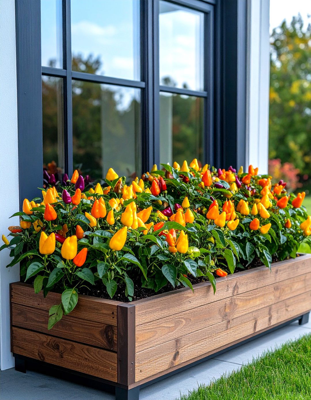 Ornamental Pepper Paradise - 24 Fall Window Box Ideas