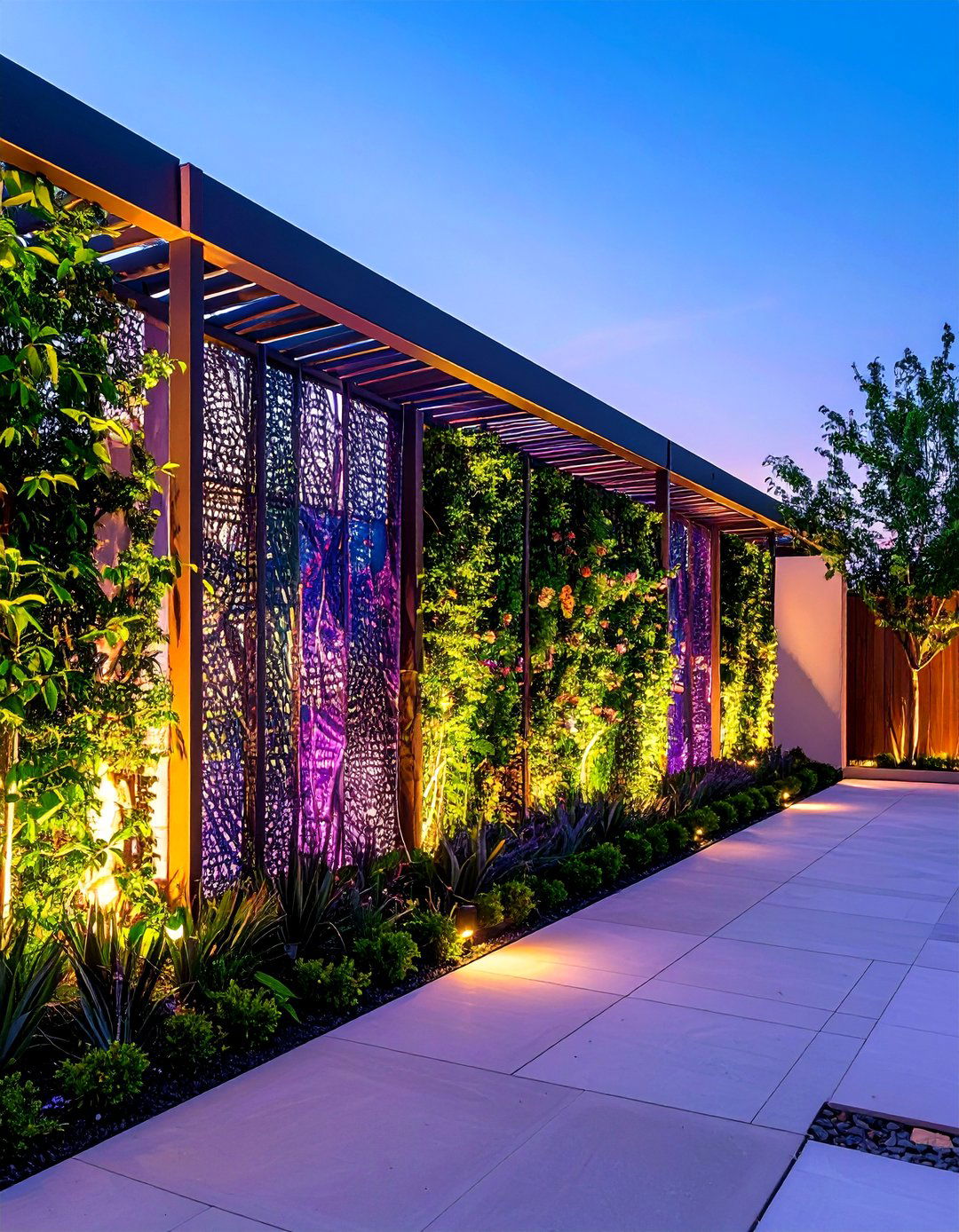 Outdoor Art Installation Patio Privacy with Creative Barriers - 24 Patio Privacy Ideas