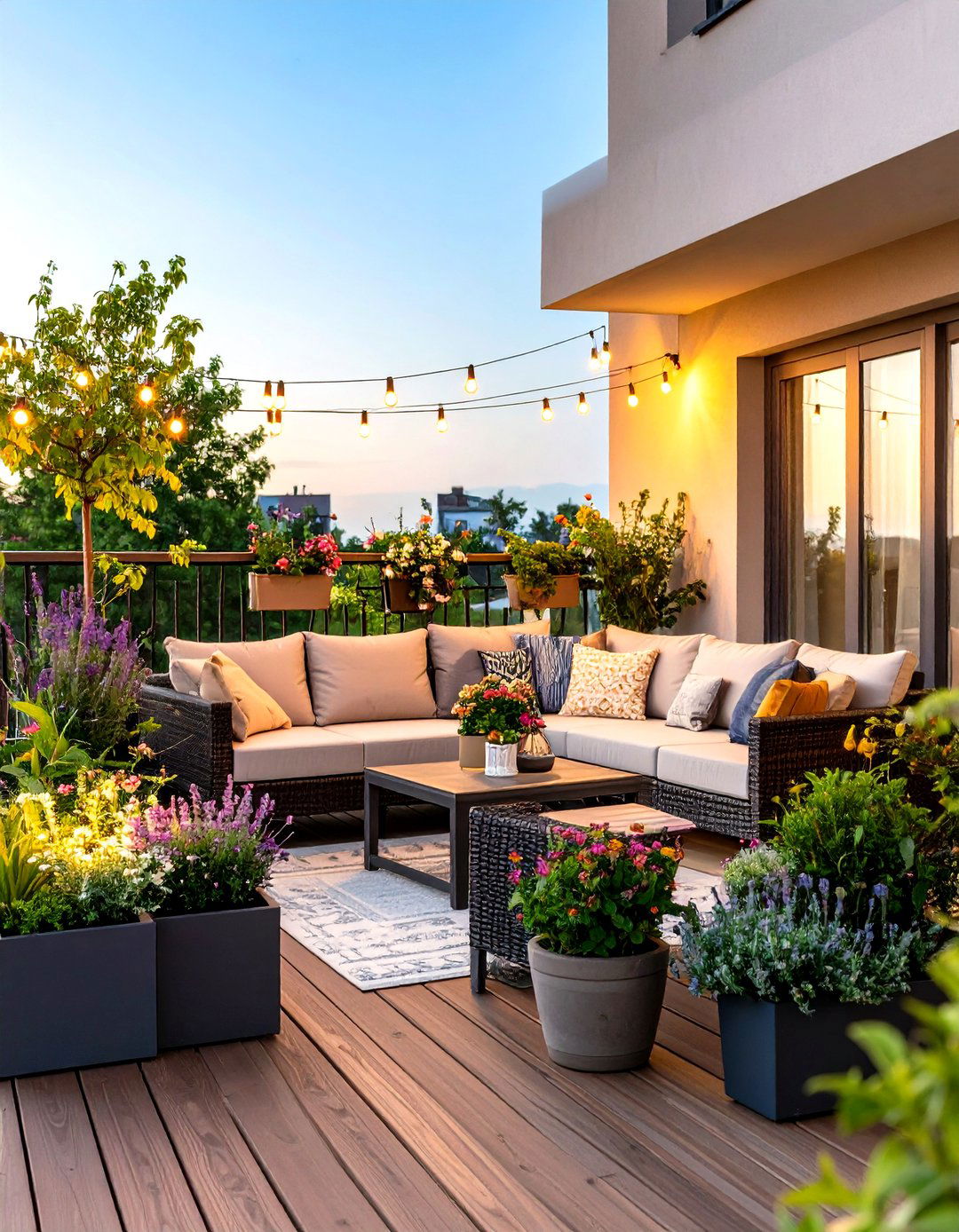 Outdoor Balcony Living Extensions - 24 Condo Interior Design Ideas