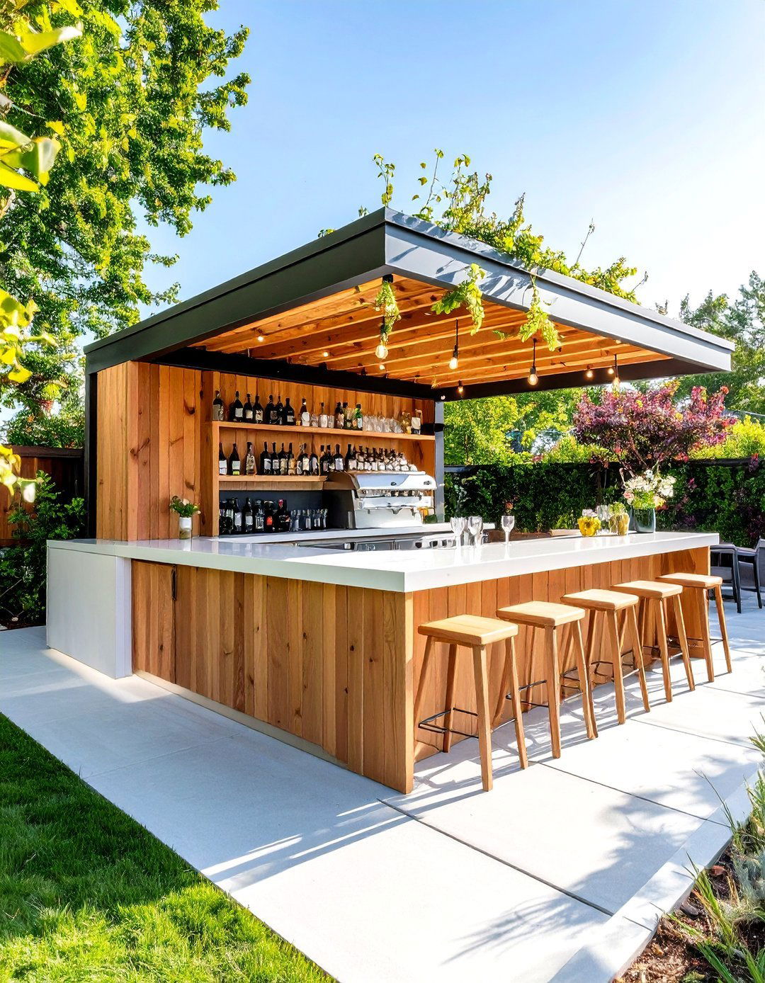 Outdoor Bar Stations - 24 Backyard Decor Ideas