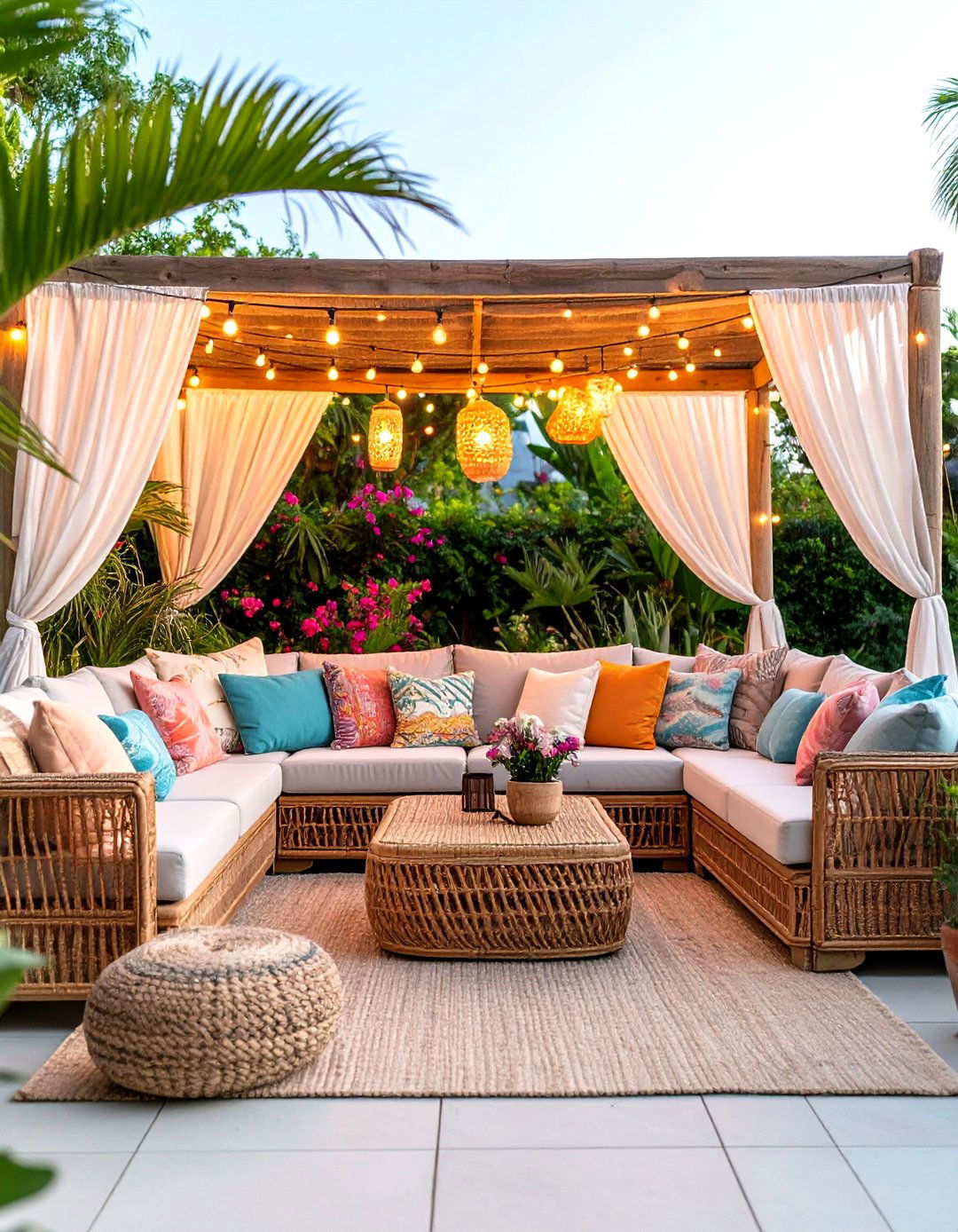 Outdoor Boho Patio Paradises - 24 Bohemian Maximalist Decor Ideas