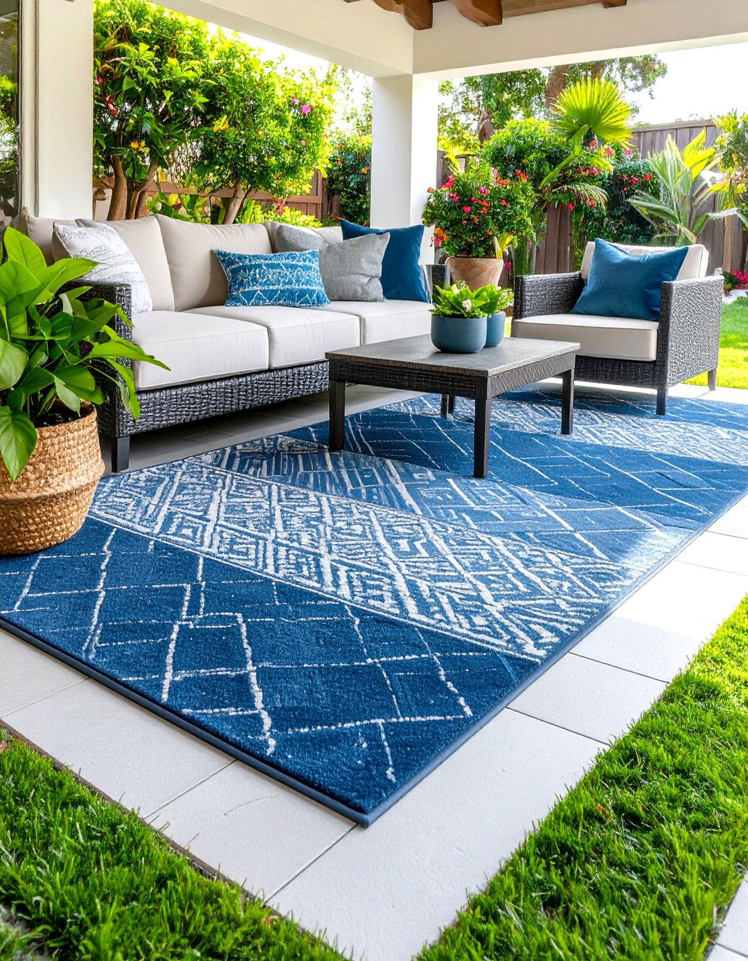 Outdoor Carpet Tiles - 24 Patio Flooring Ideas