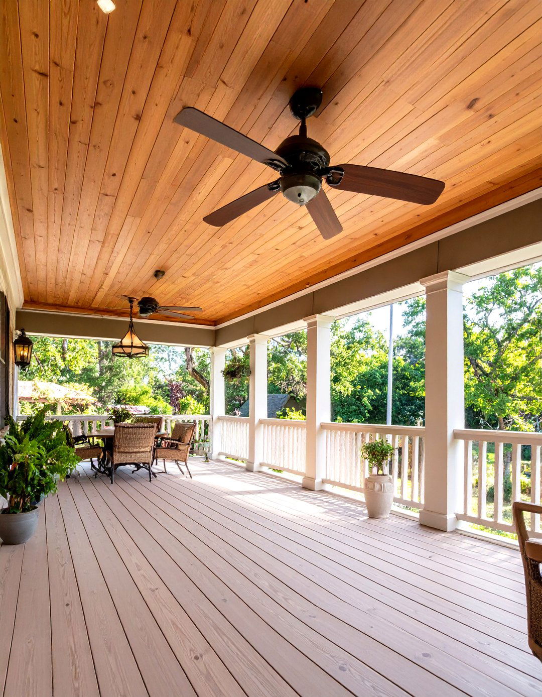 Outdoor Covered Porch Shiplap Ceiling - 24 Shiplap Wall Ideas