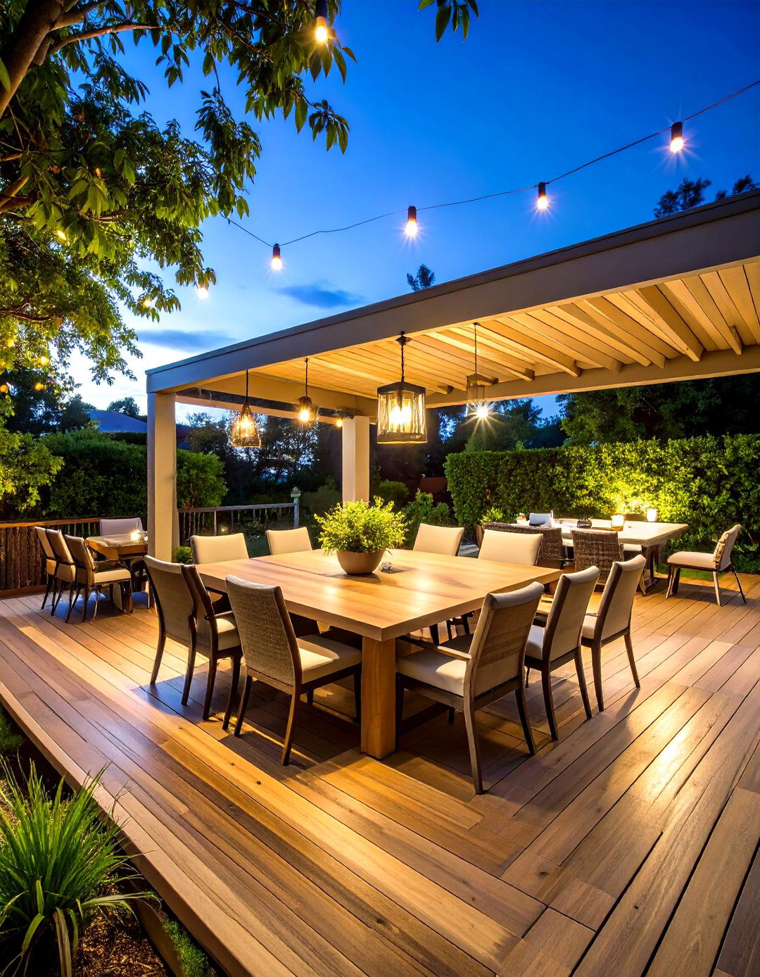 Outdoor Dining Deck Shade - 24 Covered Deck Ideas