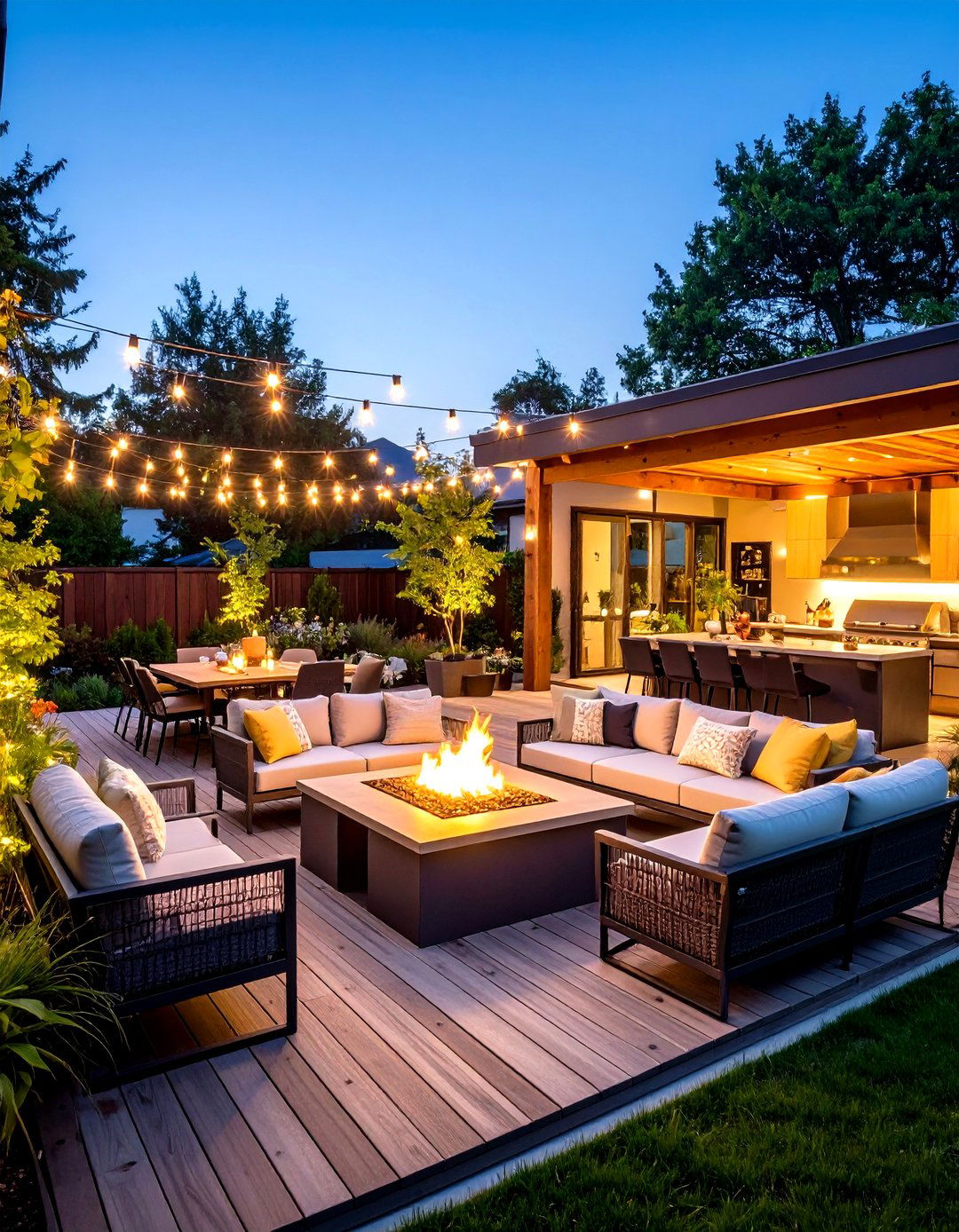 Outdoor Entertainment Terrace Hub - 24 Terrace Design Ideas