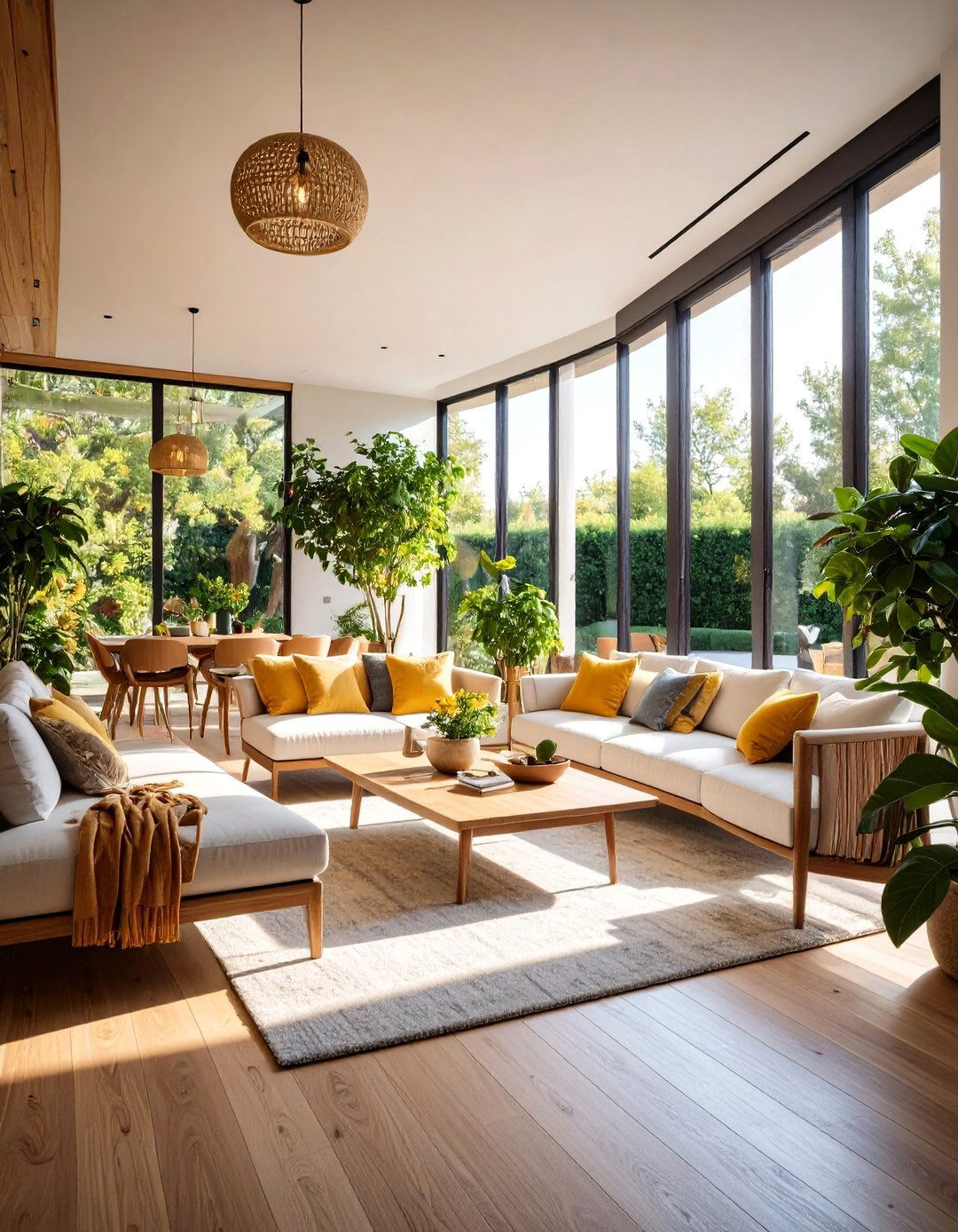 Outdoor Indoor Connection Strategies - 24 Asymmetrical Balance Interior Design Ideas