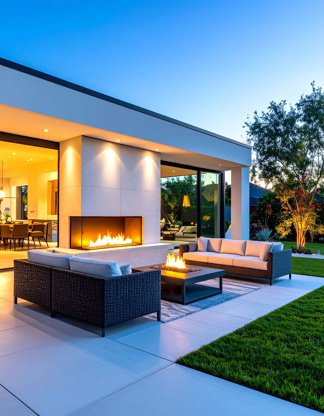 Outdoor Indoor Transition Walls - 24 Fireplace Wall Ideas