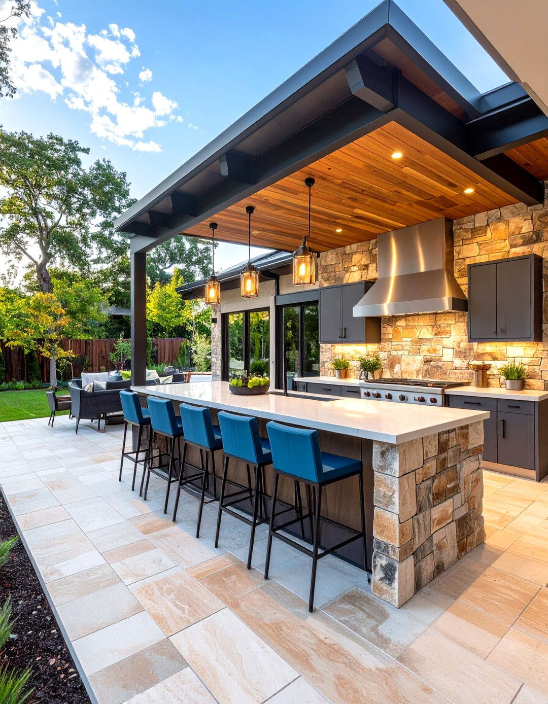 Outdoor Kitchen Bar Extension - 24 Kitchen Bar Ideas