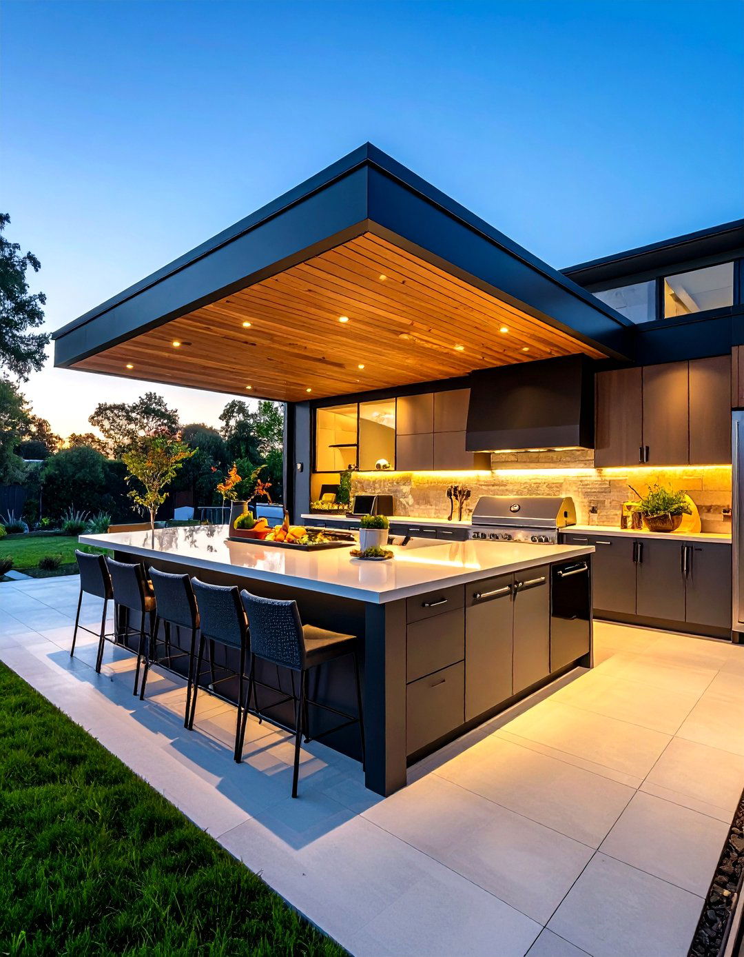 Outdoor Kitchen Island TV - 24 Outdoor Tv Ideas
