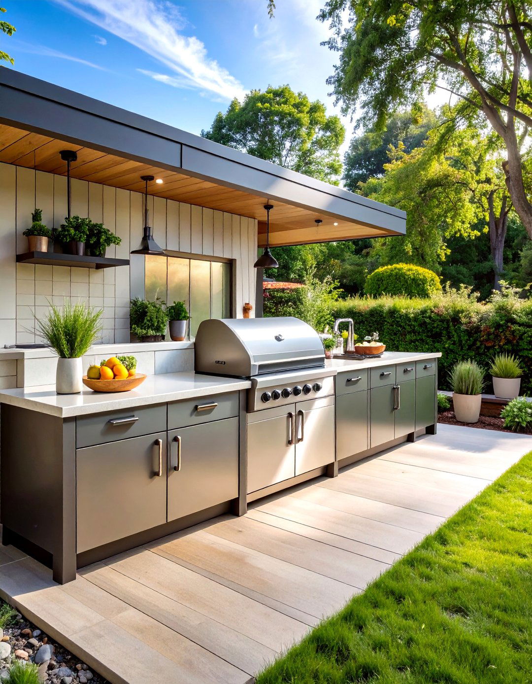 Outdoor Kitchen Stations - 24 Backyard Decor Ideas