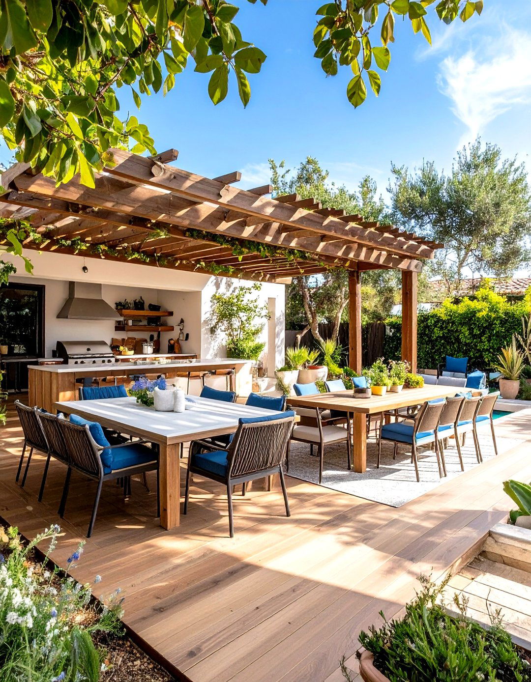 Outdoor Living Extensions - 24 Spanish Mediterranean House Ideas