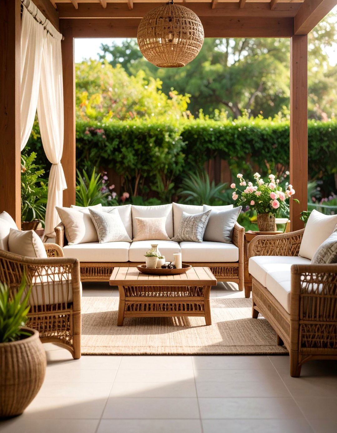 Outdoor Living Room Areas - 24 Boho House Exterior Ideas