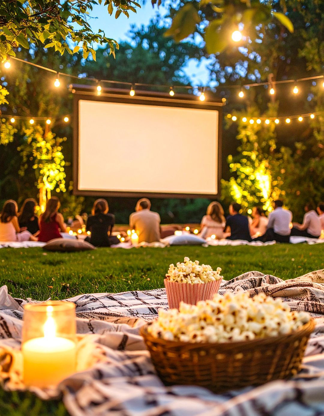 Outdoor Movie Night Reception - 24 Casual Wedding Ideas