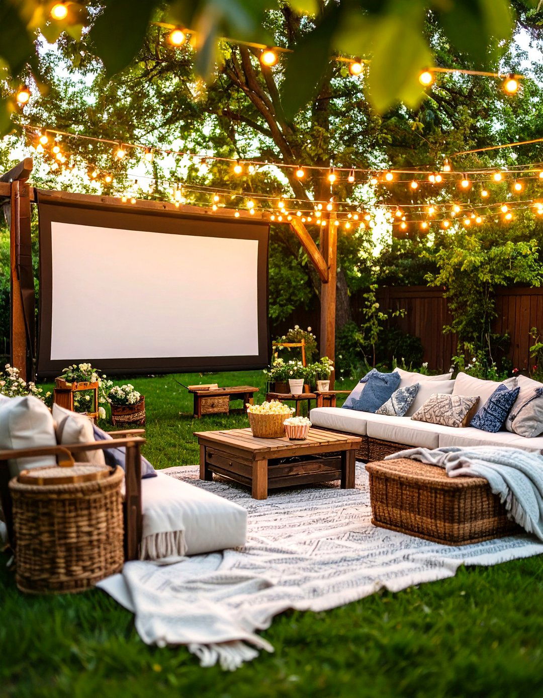 Outdoor Movie Theater Setup - 24 Backyard Entertainment Ideas