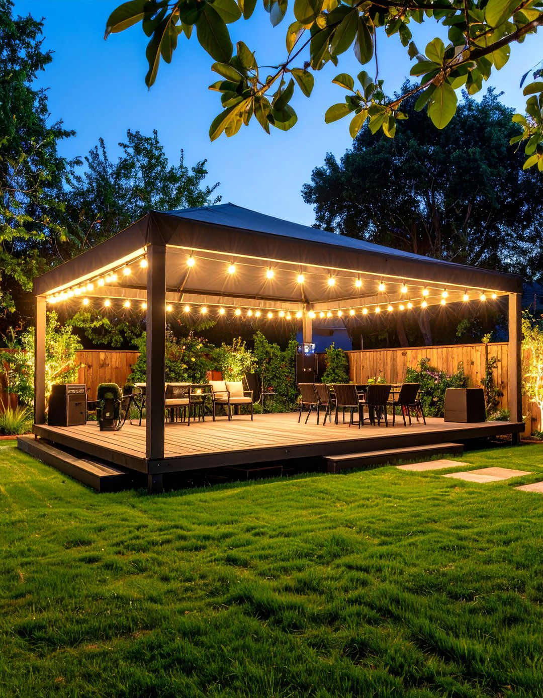 Outdoor Music and Performance Stage - 24 Backyard Ideas for Kids