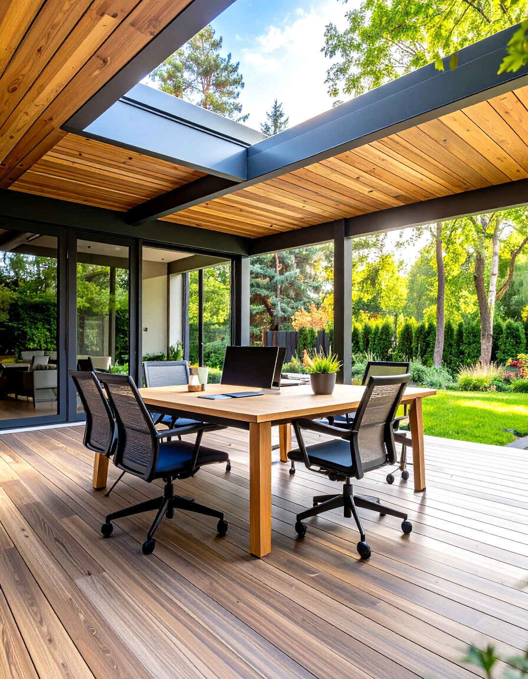 Outdoor Office Space - 24 Modern Home Office Ideas