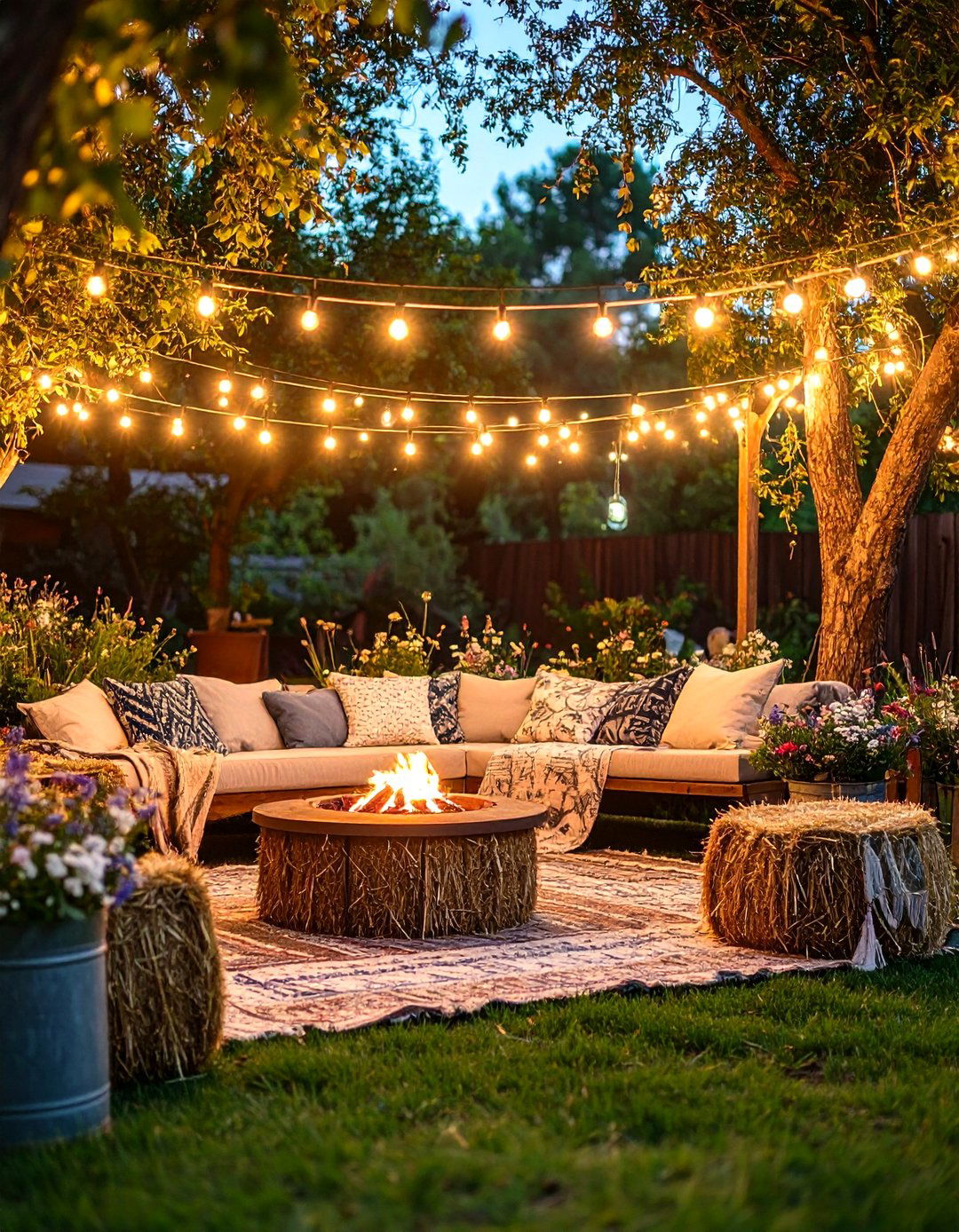 Outdoor Patio Celebration Setup - 24 Friendsgiving Decor Ideas