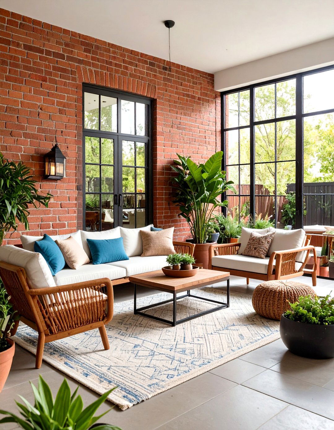 Outdoor Patio Extension - 24 Brick Wallpaper Ideas