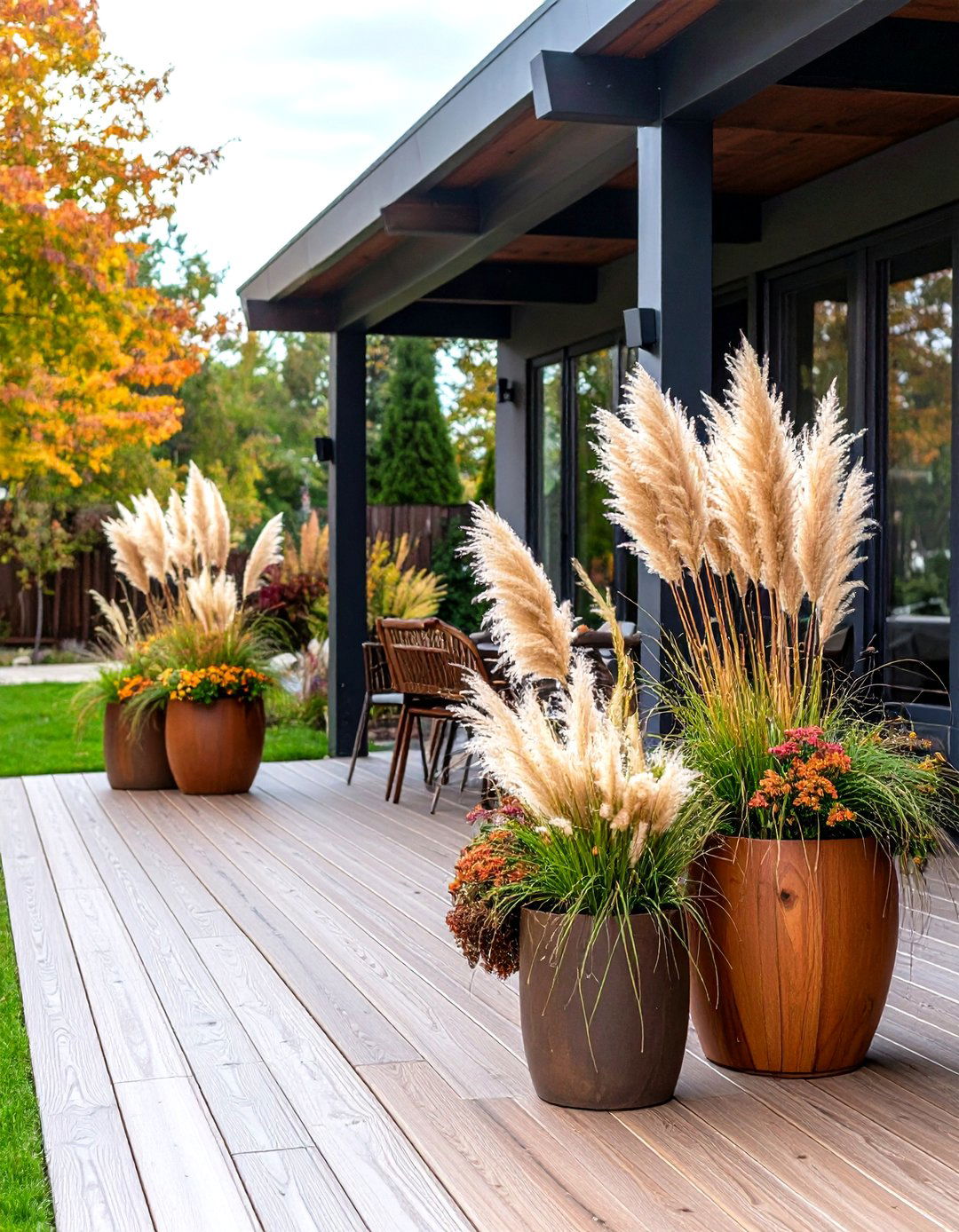 Outdoor Patio Extensions - 24 Pampas Grass Decor Ideas