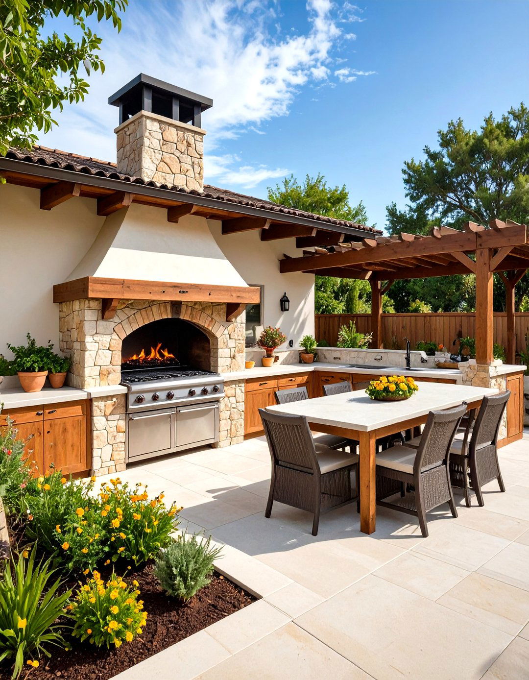 Outdoor Pizza Oven Lanai Kitchen - 24 Lanai Kitchen Ideas