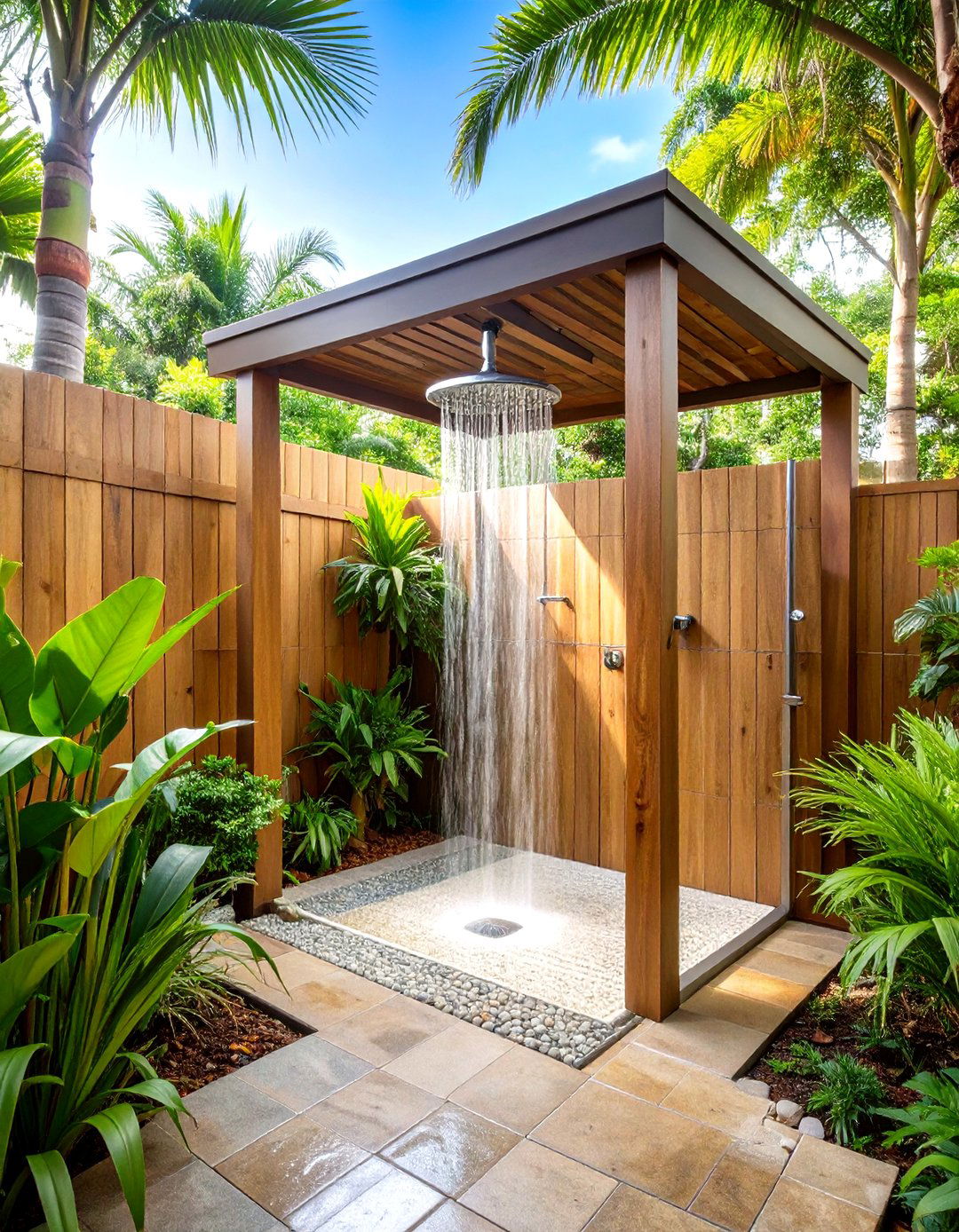 Outdoor Shower Paradise - 24 Florida Backyard Ideas