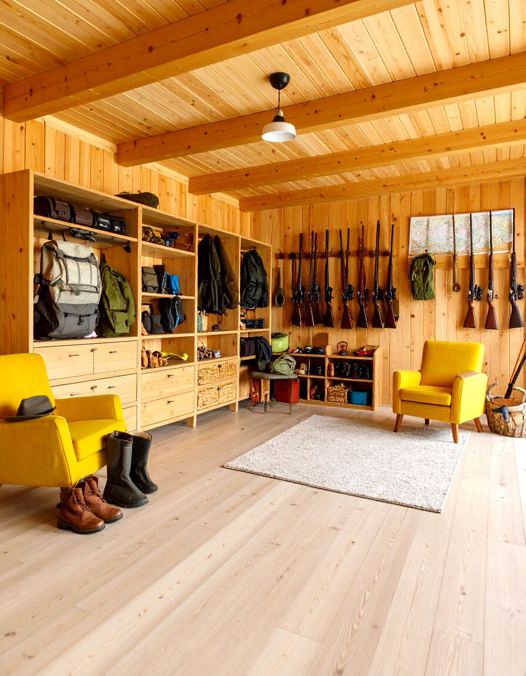 Outdoor Sportsmans Den - 24 Man Cave Gun Room Ideas