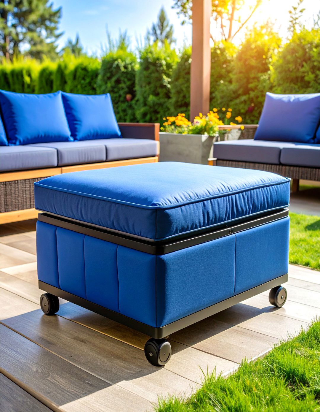 Outdoor Storage Ottomans - 24 Outdoor Storage Ideas