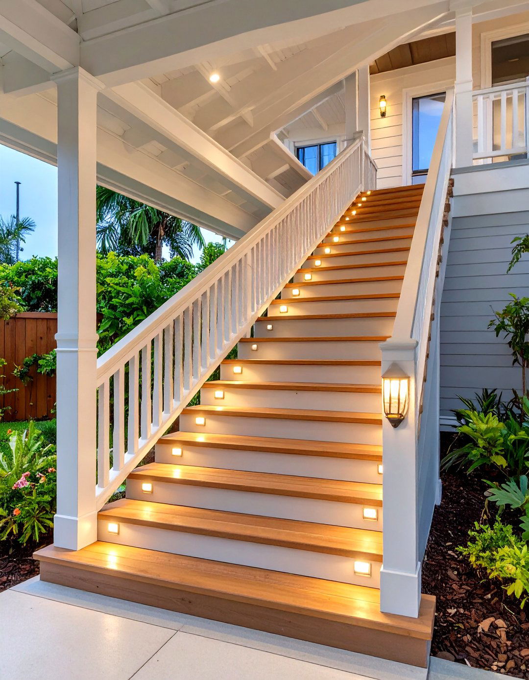 Outdoor Weather Resistant Lighting - 24 Staircase Lighting Ideas